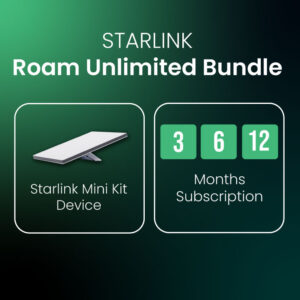 Starlink Roam Unlimited Bundle (Starlink Mini Kit+Roam Unlimited Subscription)